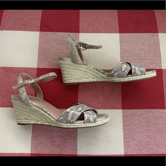 Cole Haan Snake Skin Wedges - Picture 2 of 5